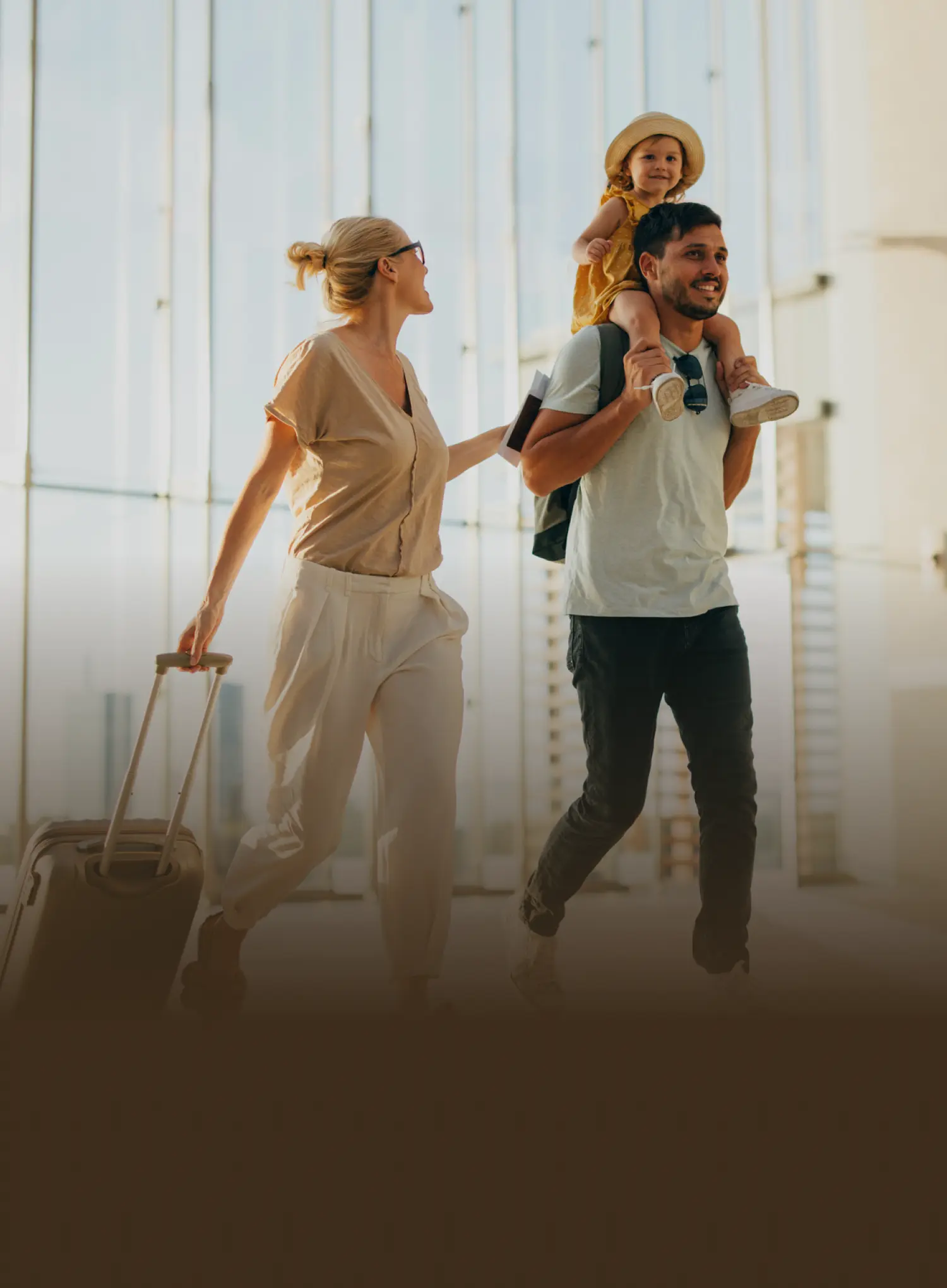 family travel page background image