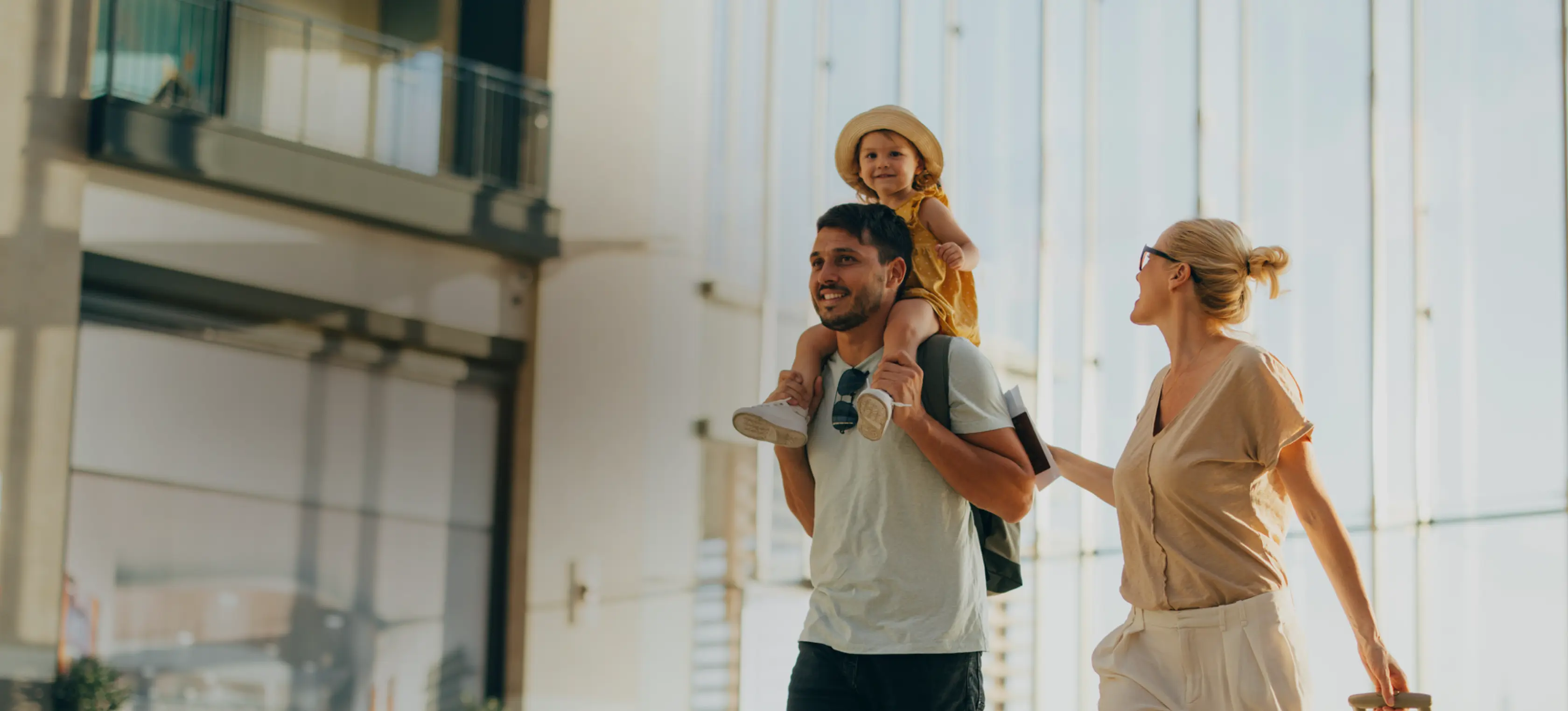 family travel page background image